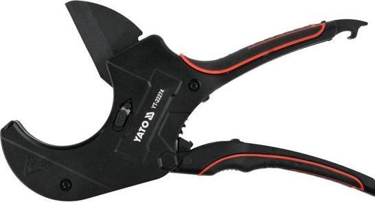 Produktbild Yato Profi Rohrschneider Rohrschere Kunstoffrohrschneider Schlauch Schneidzange von PVC/PE/PU/PP/PEX/PPR/ (47 mm)