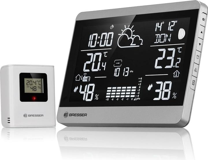 Bresser ClimateTemp NDH-NEO Wetterstation mit Aussensensor und Frostwarnung