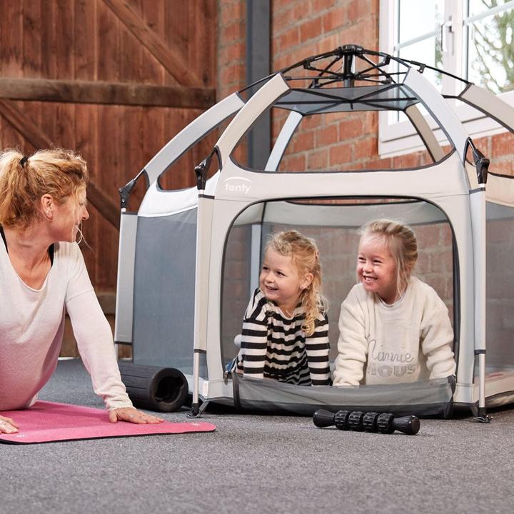 Actual product image Tenty Mobile playpen set incl. mattress & sun canopy (150 cm, 150 cm)