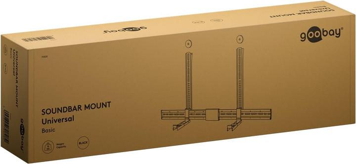 Produktbild Goobay Soundbar-Halterung für TV-sets (1 Stk., Wandmontage, Höhenverstellbar)