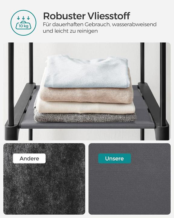 Image du produit Songmics Stoffschrank (140 x 43 x 174 cm)