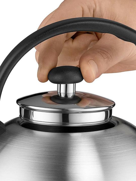 Produktbild WMF Orbit Wasserkessel / Wasserkocher Induktion / Teekocher 1,5l, Cromargan Edelstahl (1.50 l)