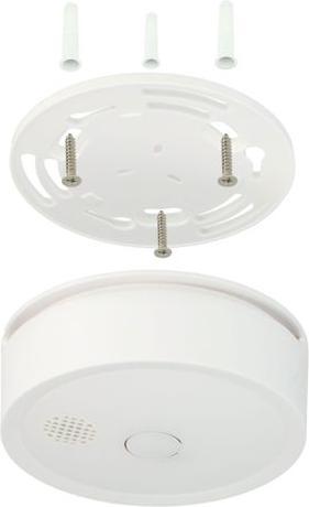 Actual product image Alecto SA63 - Draadloze koppelbare rookmelder 10 jaar, 3 pack, wit