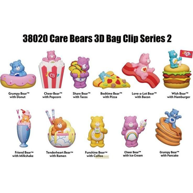 Monogram, Portachiavi, Die Glücksbärchis 3D PVC-Taschenanhänger Serie 2 Display (24)