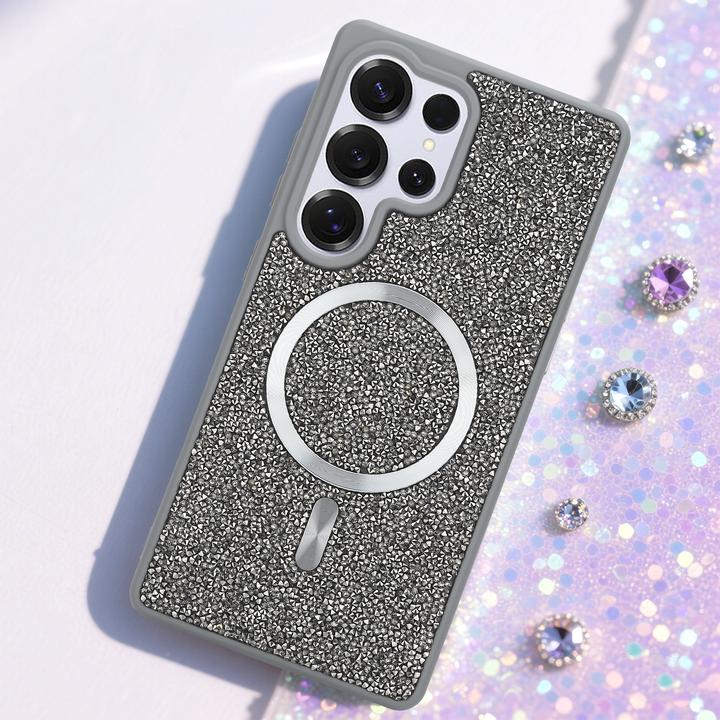 Actual product image Cadorabo Case for Samsung Galaxy S25 Ultra Glitter Sparkle Design (Samsung Galaxy S25 Ultra)