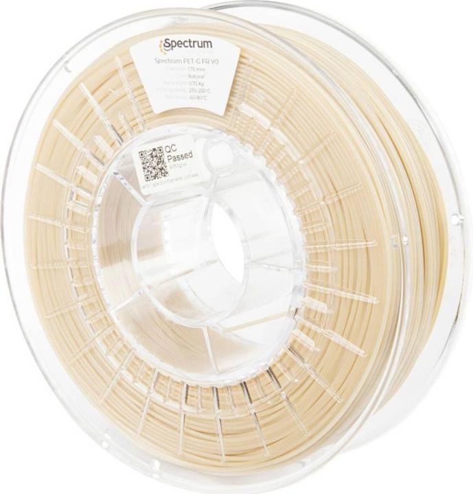 Immagine prodotto Filamento PETG FR V0 Naturale 0,75kg 1,75mm (PETG, 1.75 mm, 750 g)