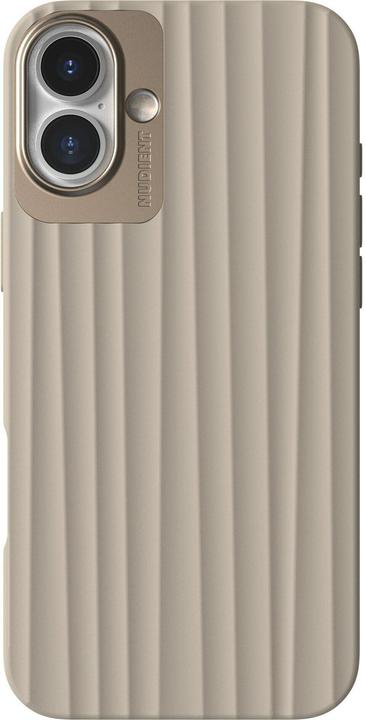 Produktbild Nudient Back Cover Bold MagSafe iPhone 16 Plus Linen Beige (Apple iPhone 16 Plus)