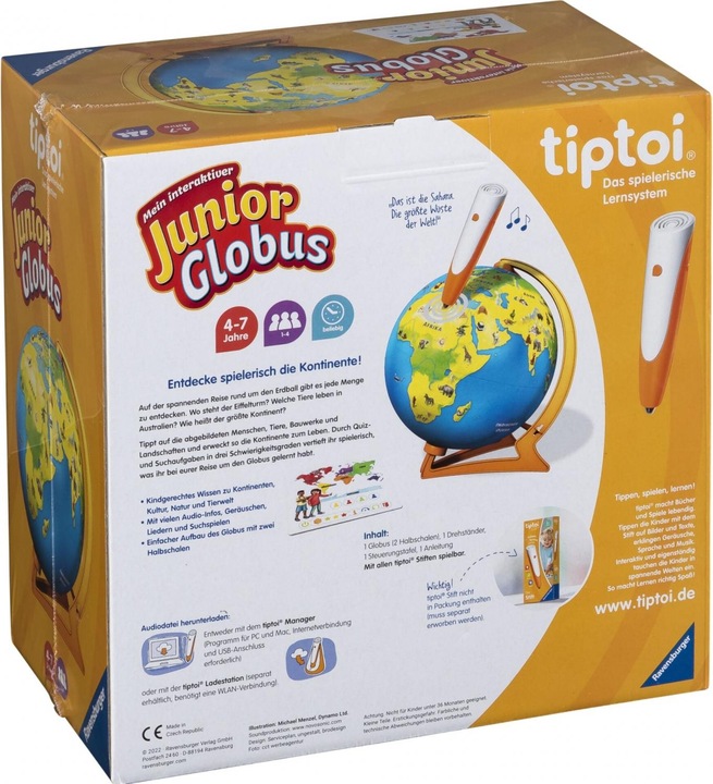 Actual product image tiptoi Jun.Globe '22 (German)