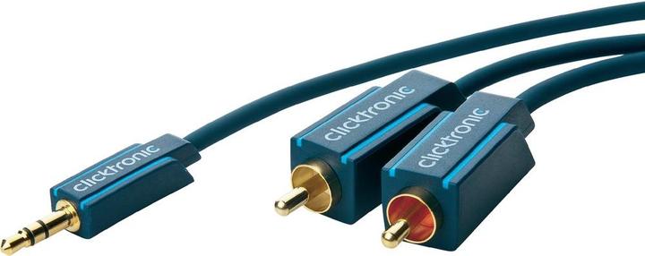 Produktbild Goobay MP3-Adapterkabel (7.50 m, 3.5mm Klinke (AUX), Cinch)