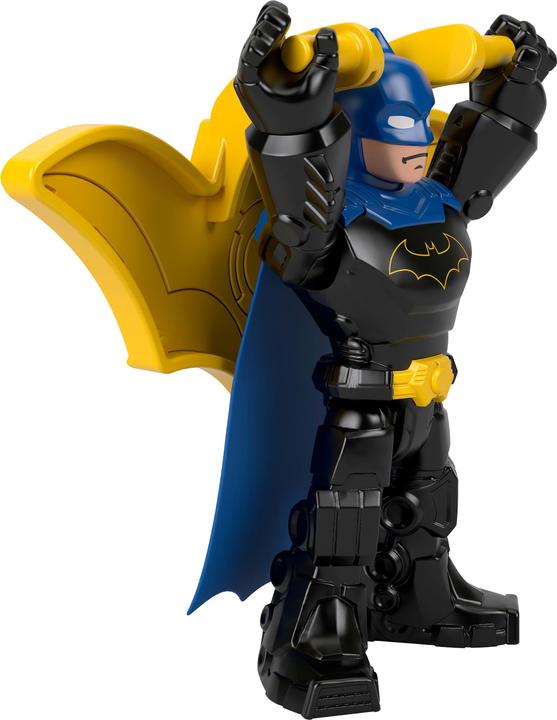 Actual product image Fisher-Price Imaginext DC Super Friends Metal Force Batman Action Figure & Accessories Set, 3-inch
