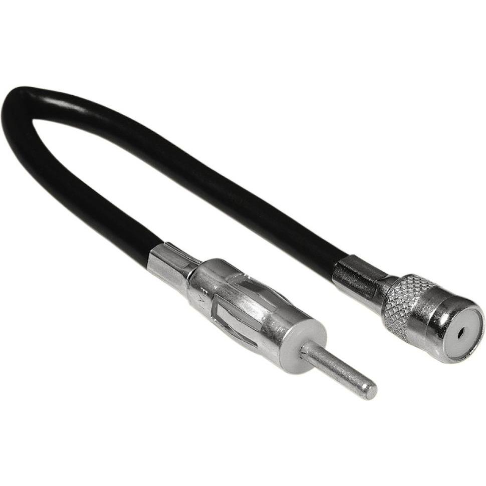 Hama Kfz-Antennenadapter, Stecker DIN - Kupplung ISO, Antennenkabel