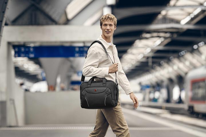 Productafbeelding Wenger Cosmic Brief 14 - 16" Laptop-Tasche mit Tablet-Fach - schwarz (16")