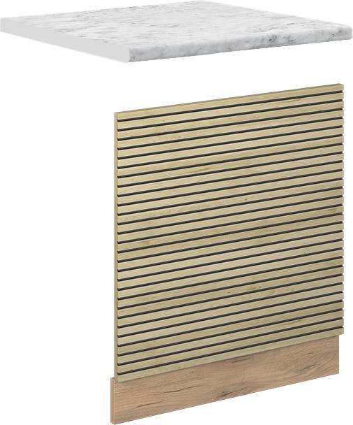 Eiche Paneel, Goldkraft Eiche, Marble-Weiss