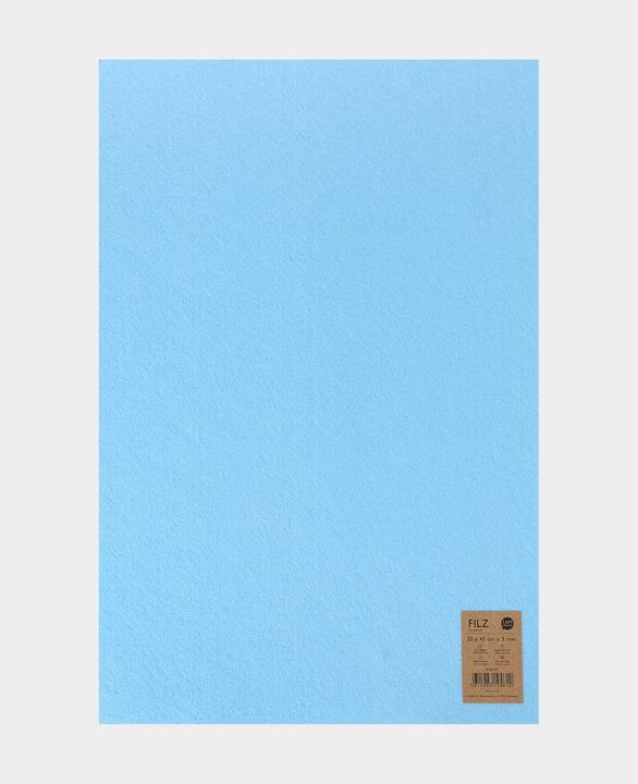 Actual product image I Am Creative Textile felt, light blue, 30x45cm x 3mm (30 x 45 cm)