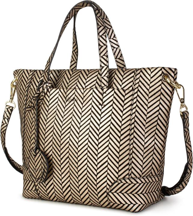 Actual product image Kate Moss Tanyal Gold Leather Bag with Practical Shoulder Strap