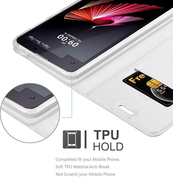 Produktbild Cadorabo Book Classy Style Cover (LG X Screen)