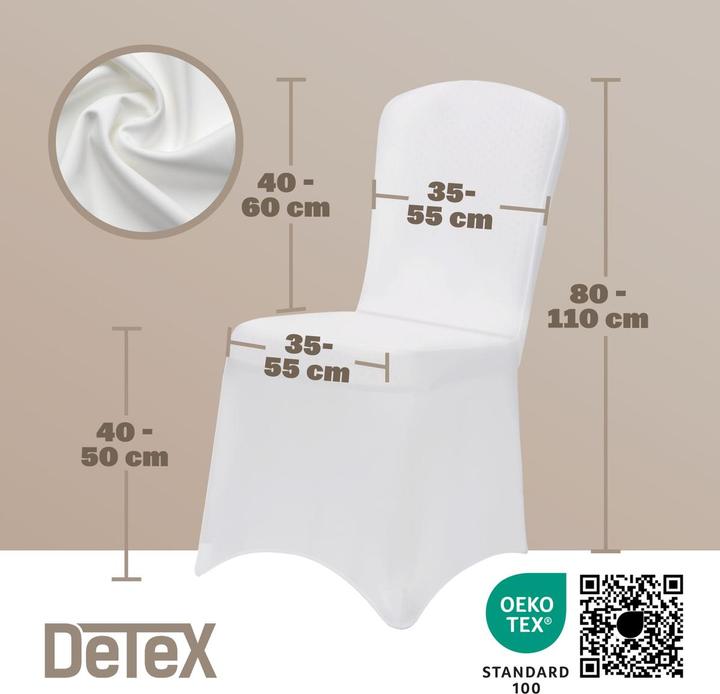 Produktbild Detex 10x Stuhlbezug