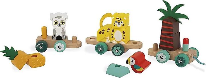 Actual product image Janod Tropics tropical cigolo train FSC