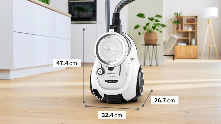 Actual product image Bosch Hausgeräte BGC41XALL GS41 Series / 6 white