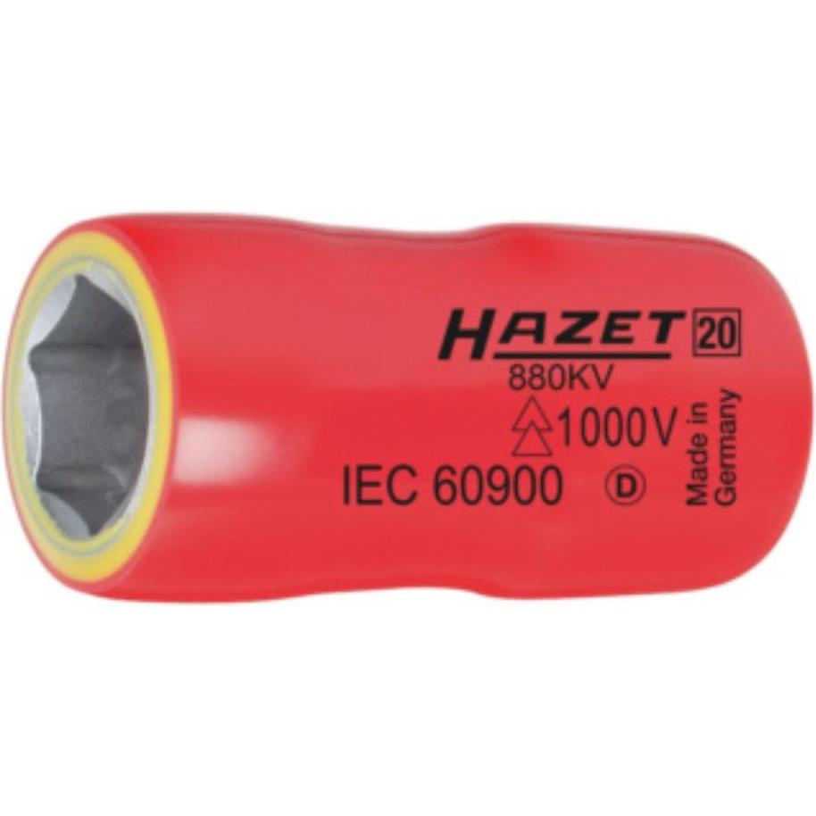 HAZET, Steckschlüssel + Stecknuss, Steckschlüsseleinsatz schutzisoliert 3/8, 14 mm (14 mm)