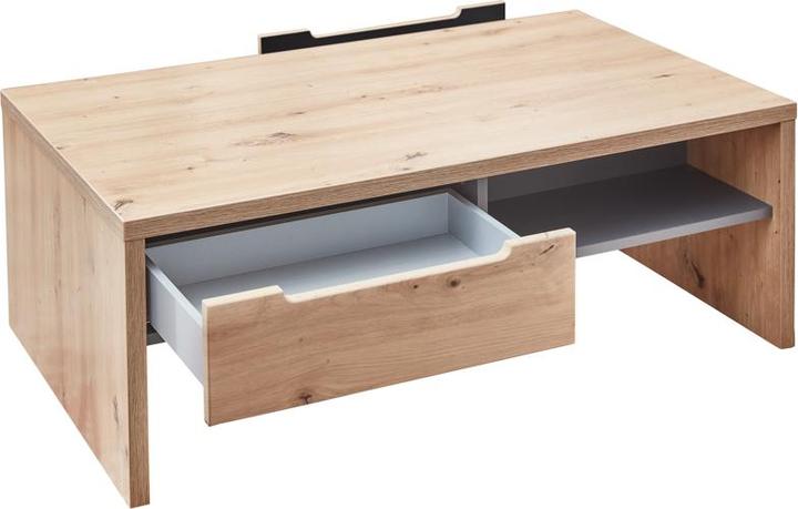 Innostyle Memphis Couchtisch Holzwerkstoff Artisan Eiche Optik/Graphit