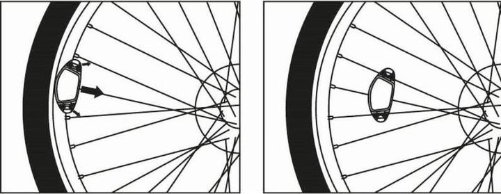 Actual product image Dunlop Bike spoke reflector K-mark 4p