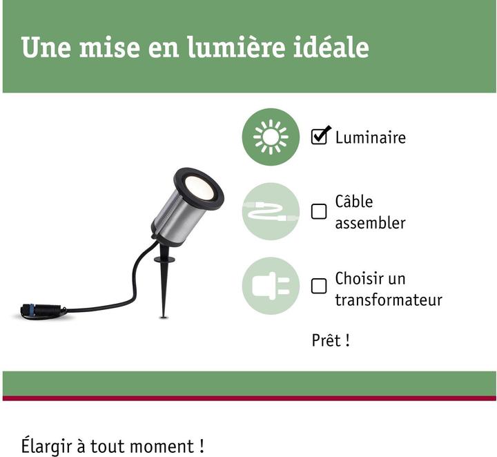 Produktbild Paulmann Outdoor Plug & Shine Classic Spot (310 lm, IP65)