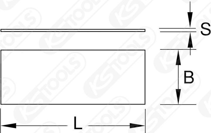 Actual product image KS Tools Replacement scraper blades 911.8127 (40 mm)