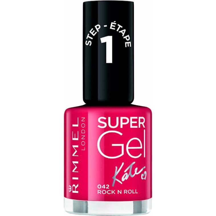 Rimmel London, Nagellack, Super Gel By Kate STEP1 (042 Rock n Roll, Gel-Effekt Nagellack)