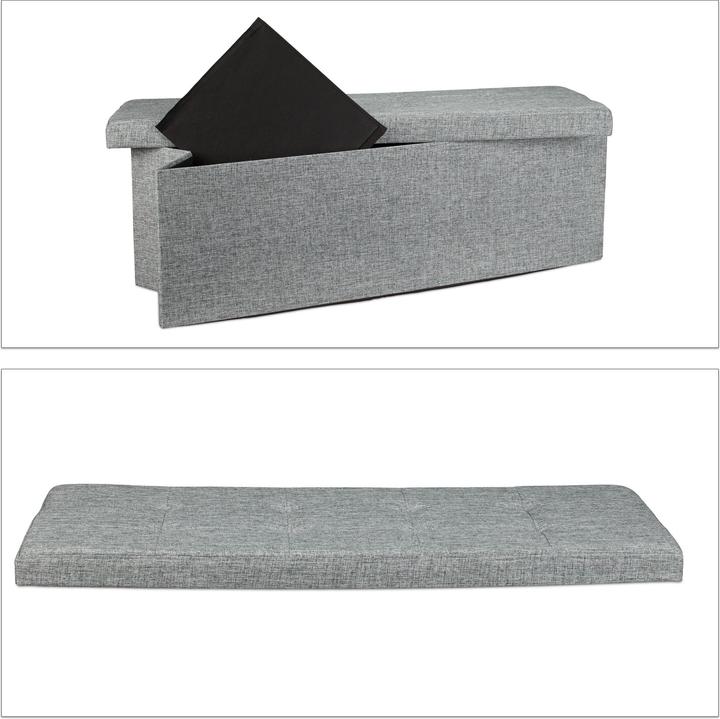 Actual product image Relaxdays Folding Storage Bench (38 cm)