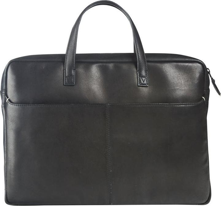 Produktbild Maverick Urban Classic Tasche Leder 15,6" - schwarz