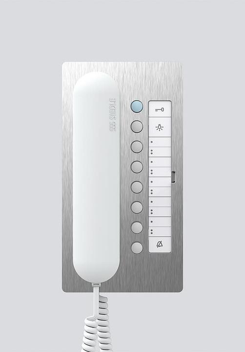 Produktbild Siedle S. & Soehne Bus-Telefon Comfort Edelstahl/weiss BTC 850-02 E/W
