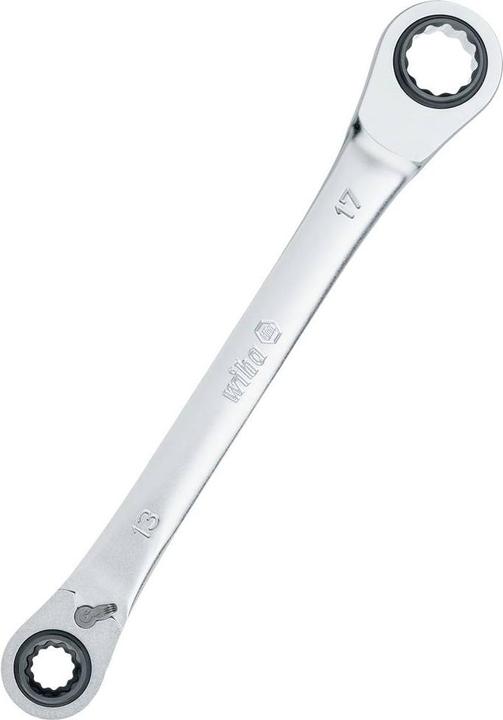 Actual product image Wiha 45421 Double ratchet ring spanner 10 - 19 mm (19 mm, 10 mm, 17 mm, 13 mm)