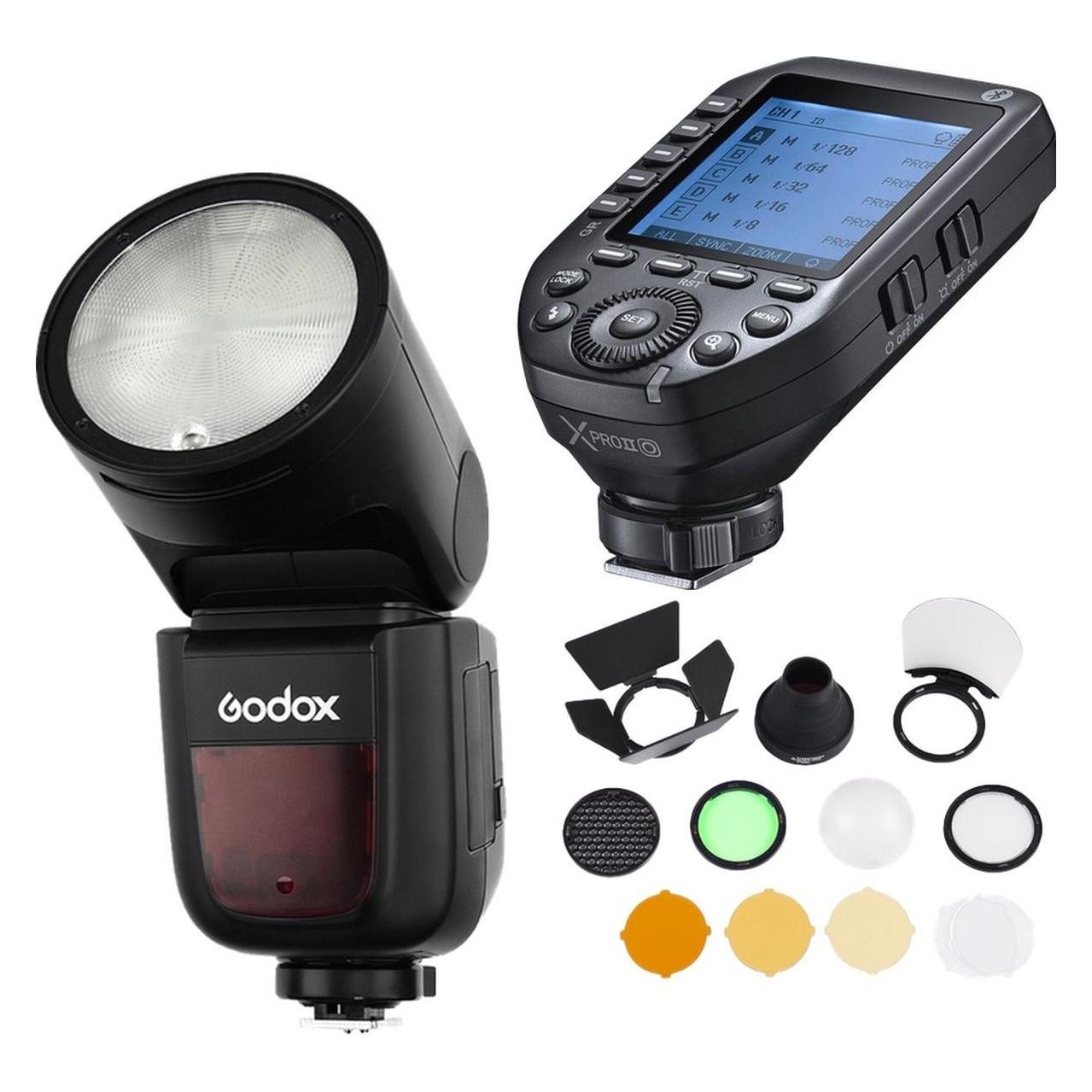 Godox Speedlite V1 Oly/Pan X Pro Ii Trigger Accessories Kit, Blitzgerät Zubehör