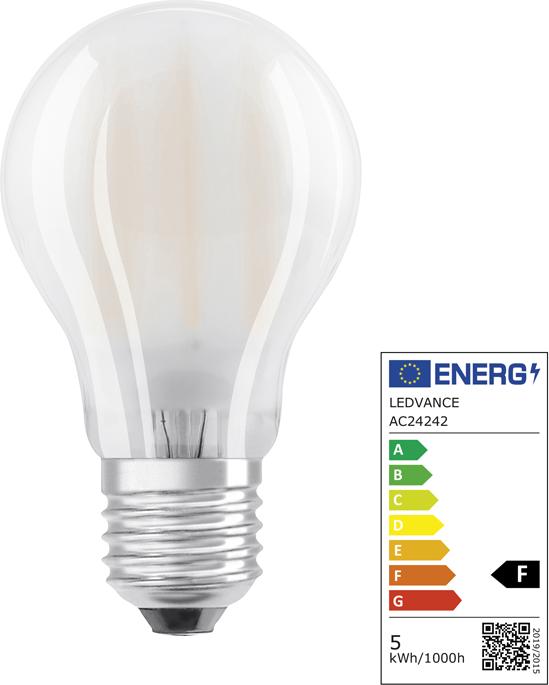 Actual product image Osram Superstar Classic A (E27, 4.80 W, 470 lm, 1 x, F)