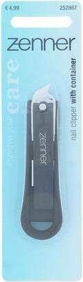 Zenner Nail Clipper Soft Grip Grey