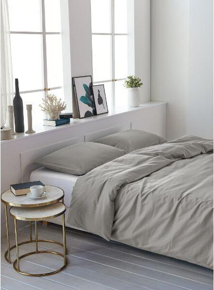 Image du produit Living Home Uni Satin 100 (Set de linge de lit, 65 x 100 cm, 160 x 210 cm)