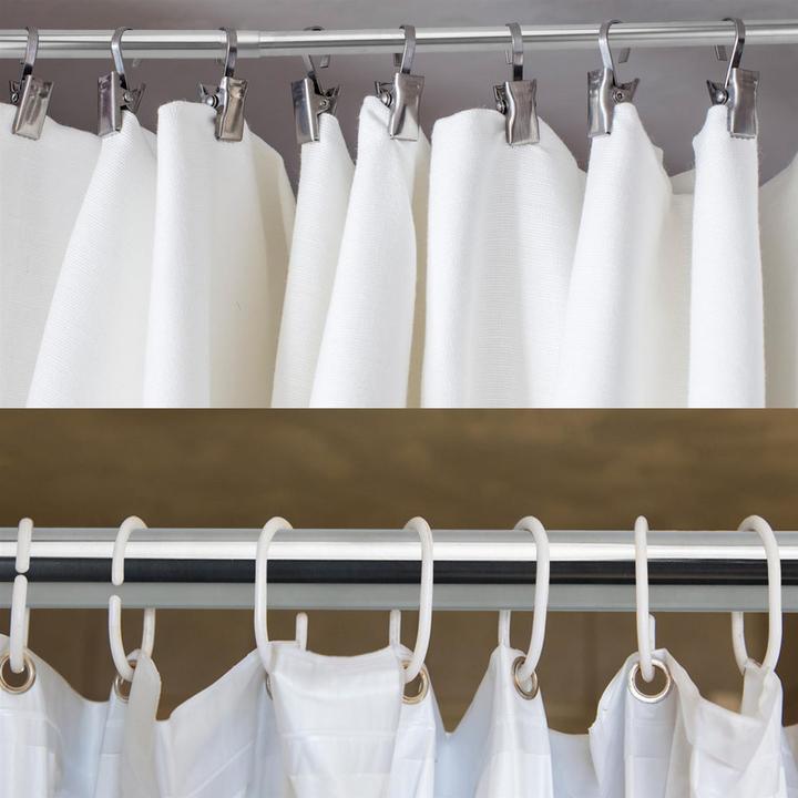 Actual product image Intirilife Telescopic rod in SILVER 85 - 140 cm