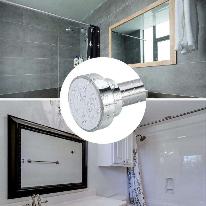 Actual product image Intirilife Telescopic rod in SILVER 85 - 140 cm