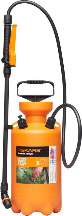 Actual product image Fiskars Pressure sprayer, For water-based plant treatments, Adjustable spray pattern, Safety (5 l)