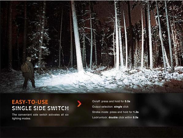 Actual product image Fenix E35R, LED torch, 3100 lumens, USB-C (12 cm, 3100 lm)