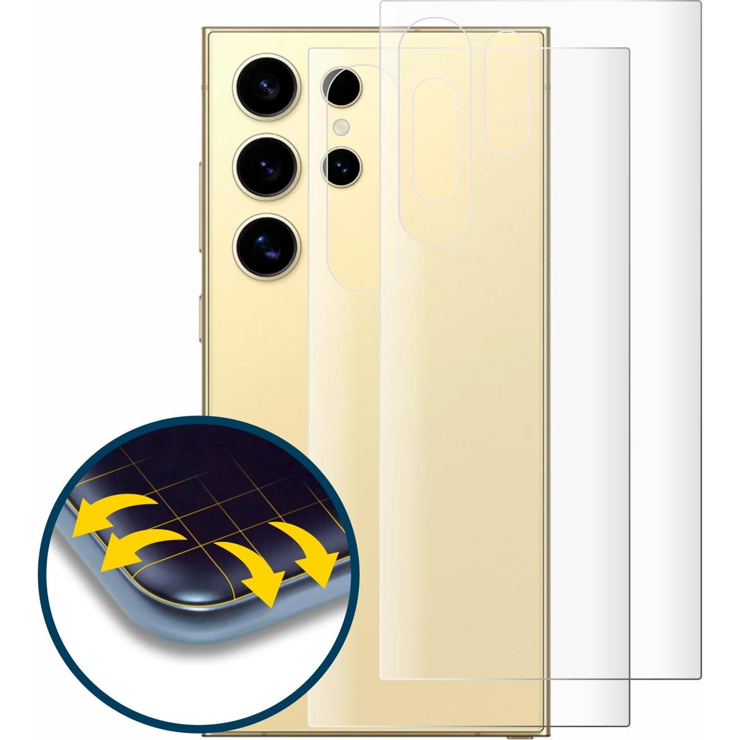 Thumbnail - BROTECT Full-Cover Displayschutz (2 Stück, Samsung Galaxy S24 Ultra), Smartphone Schutzfolie, Transparent