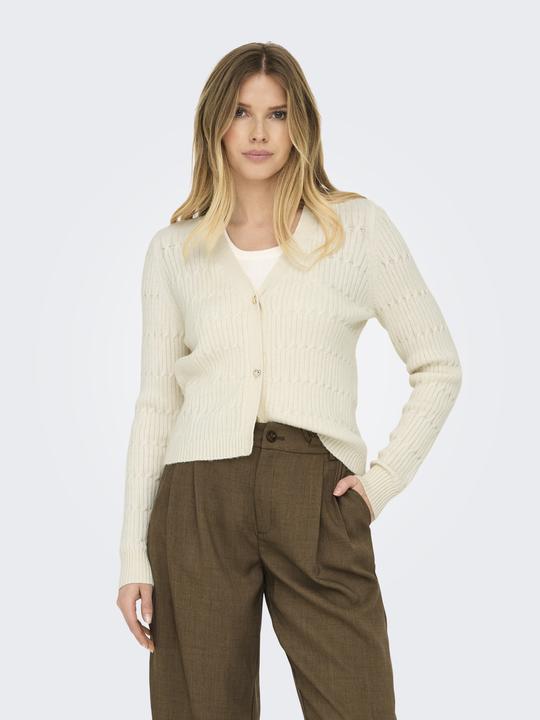 Actual product image Only Onlkatia Ls Cable V-Neck Cardigan Kntnca (M)