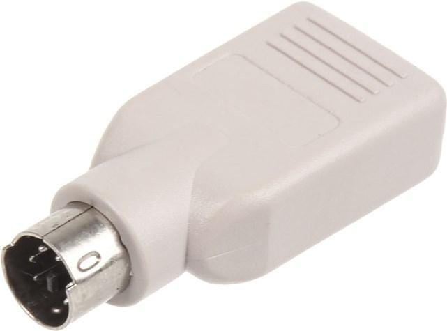 Produktbild InLine PS/2 auf USB 2.0 Adapter (PS/2, 2 cm)