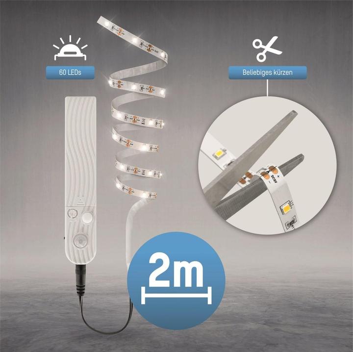 Produktbild Ansmann LED-Band mit Sensor (Warmweiss, 200 cm, Indoor)
