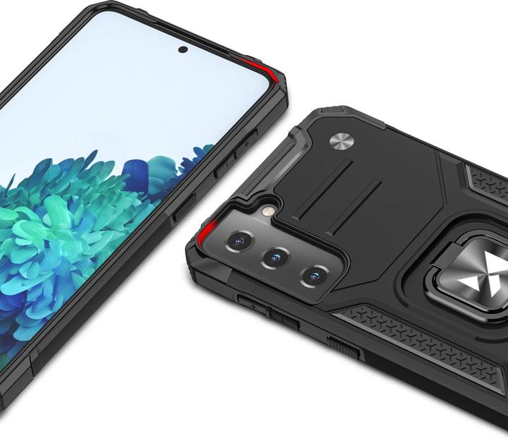 Image du produit Wozinsky Ring Armor Tough Hybrid Case Cover + Magnetic Mount pour Samsung Galaxy S22 + (S22 Plus) Sil (Samsung Galaxy S22+)