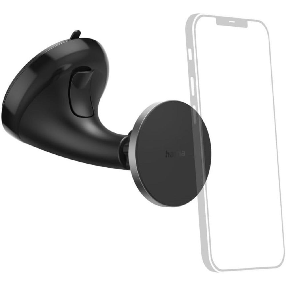 Hama MagLock, Smartphone Halterung, Schwarz