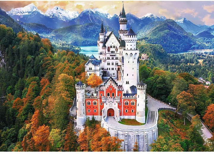 Image du produit Trefl Puzzle Premium Plus 1000 - Château de Neuschwanstein (1000 pièces)