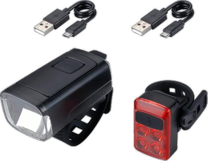 Produktbild BBB Lichtset Stud50 Strap 200 Lumen (200 lm, 16 lm)