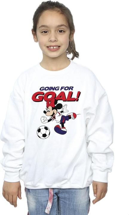 Actual product image Disney Girls Minnie Mouse Going For Goal Sweatshirt (140, 146)